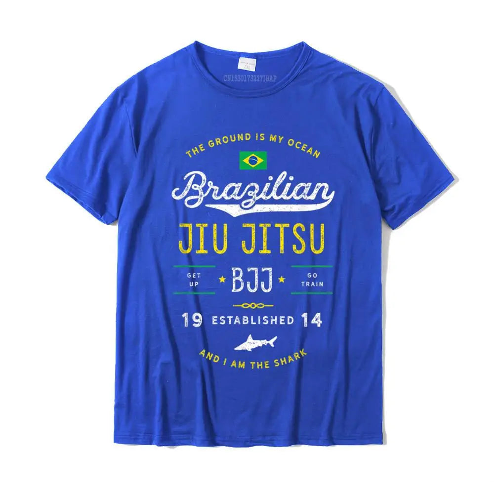 Ocean Shark Jiu Jitsu T-Shirt – BJJ Martial Arts Gift Tee for Men - Image 7