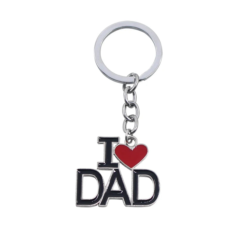 I Love MOM & MAMA & DAD & PAPA Hollow Letter Keychain – Gift for Women & Men - Image 5
