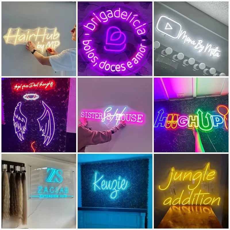 Custom Private Neon Signs – Dimmable LED Light for Home, Events, or Business Branding - Image 6
