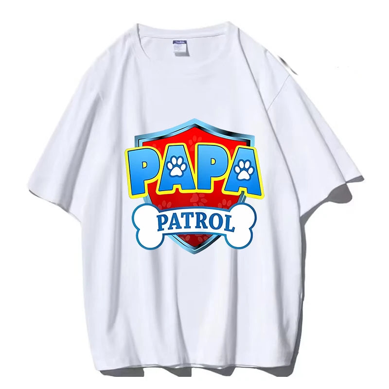Paw Patrol Family T-Shirts – Matching Dad & Mom Cartoon Tees for Birthday Parties & Summer Outfits - Image 2