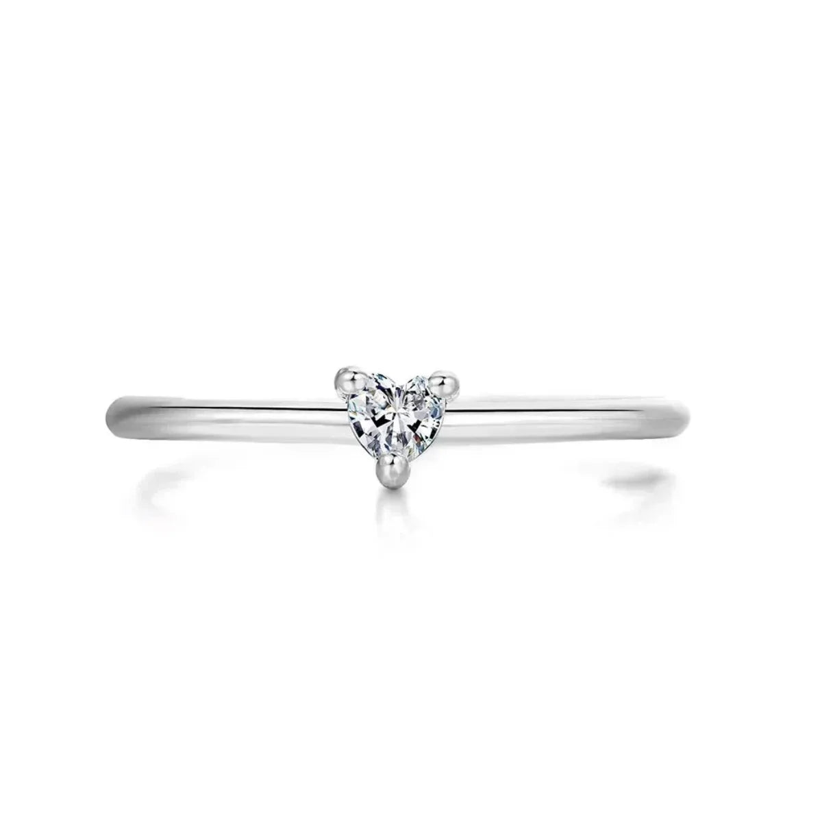 Zircon Little Heart Ring for Women - Image 7