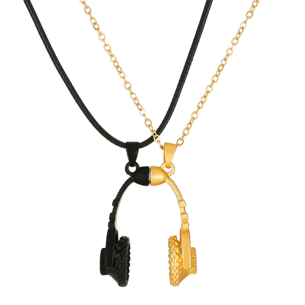 I Love You Best Friends Couple Necklace – Puzzle BFF, Key & Lock, Tai Chi Heart Pendants - Image 10