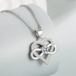 Luxury Infinity Love Heart Zircon Pendant Necklace – Romantic Gift for Her (2025 New)