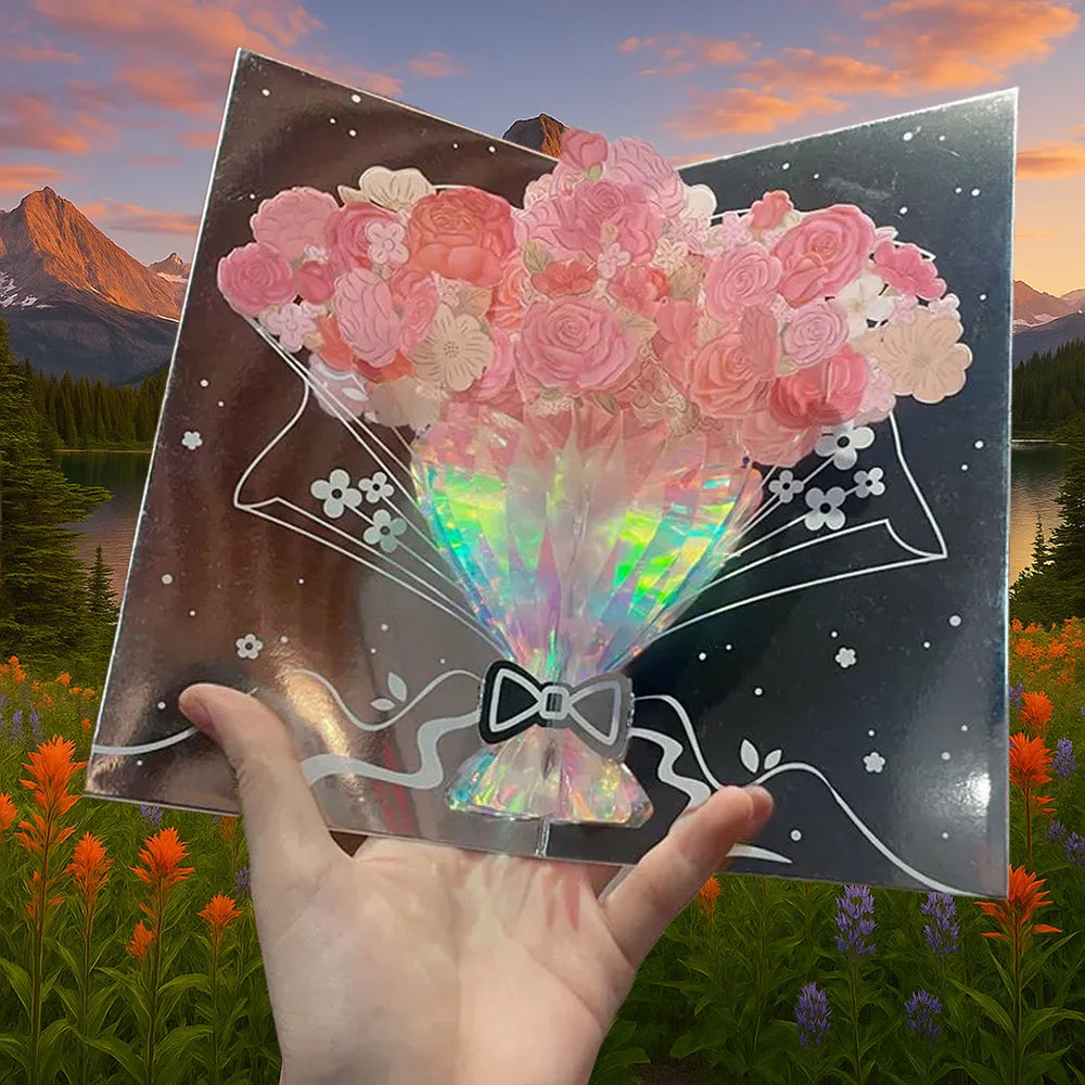 3D Pop-Up Flower Greeting Cards – Handmade Cards for All Occasions - Image 9