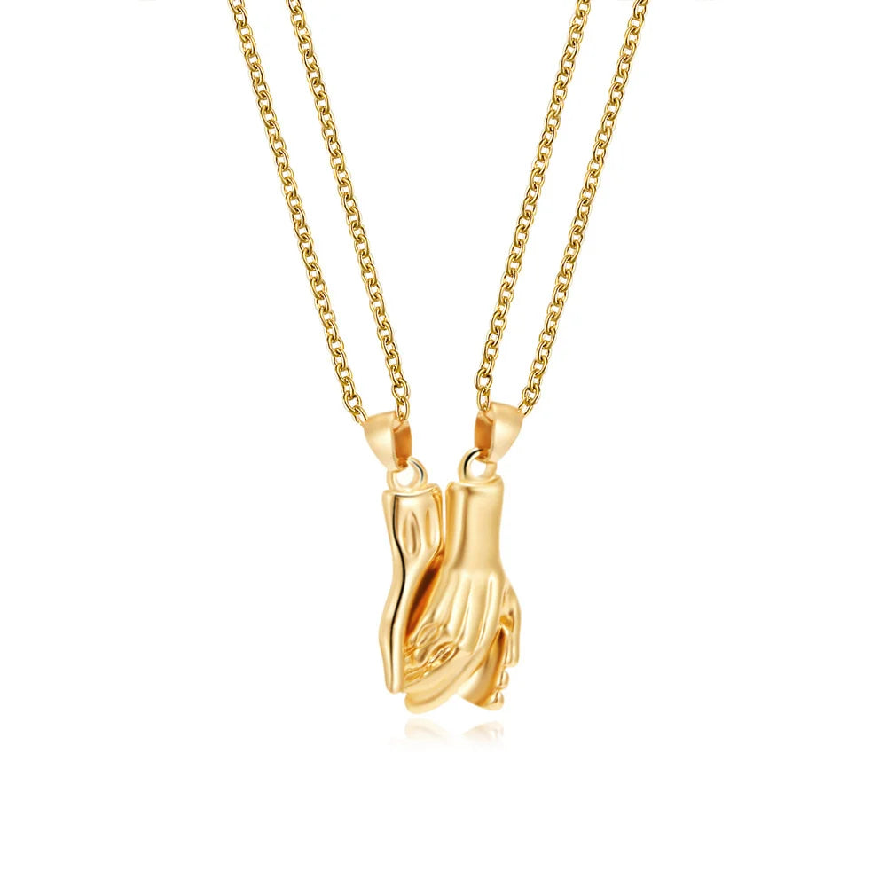 I Love You Best Friends Couple Necklace – Puzzle BFF, Key & Lock, Tai Chi Heart Pendants - Image 17