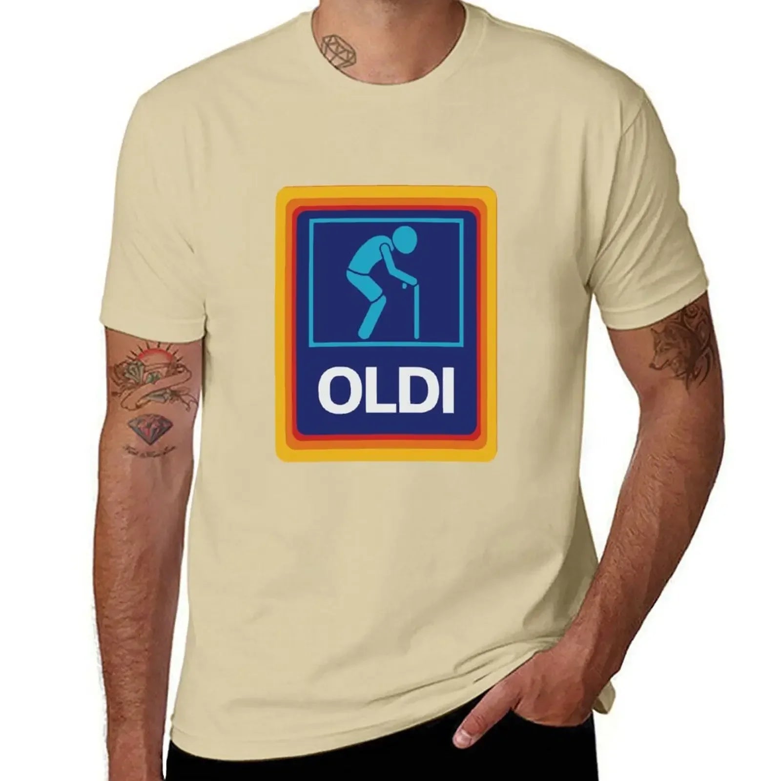 OLDI & ALDI Funny T-Shirt – Oversized Tee for Dad, Grandpa, Husband, or Boyfriend - Image 10