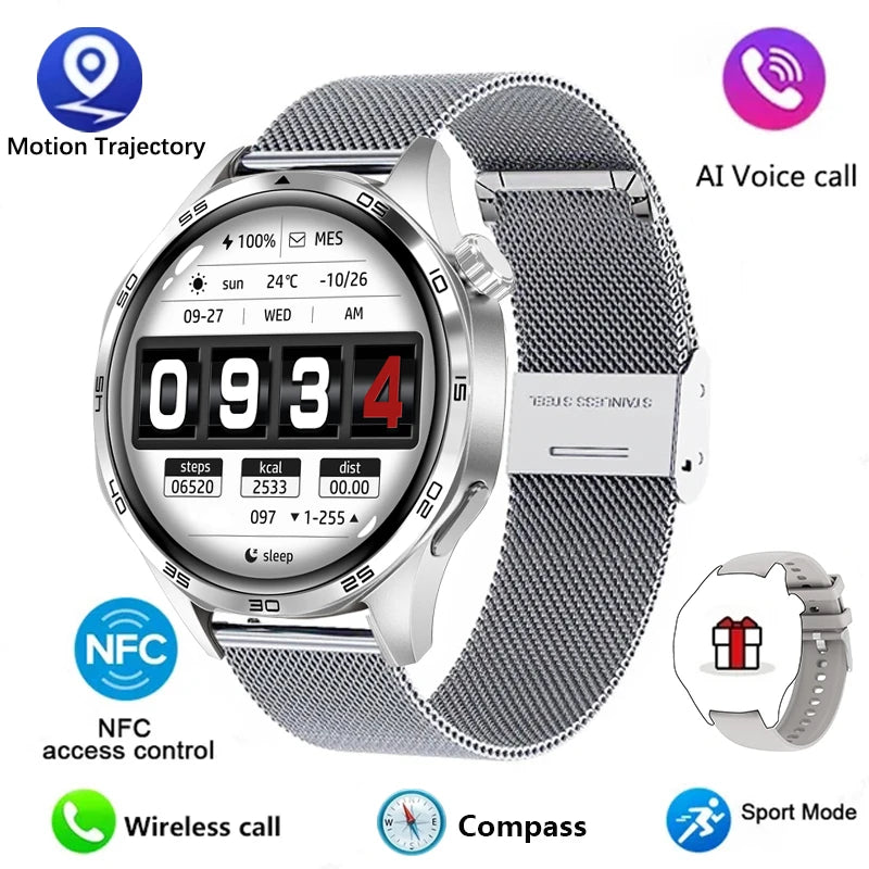 GT5 PRO Smart Watch for Men – 2024 AMOLED Display, Bluetooth Call, GPS, NFC & Compass - Image 12