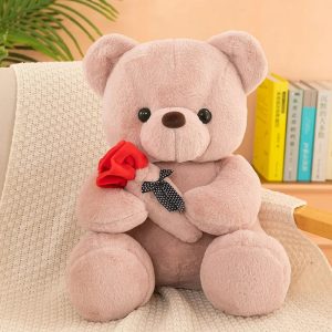 Valentine’s Day Roses Teddy Bear Plush Toy