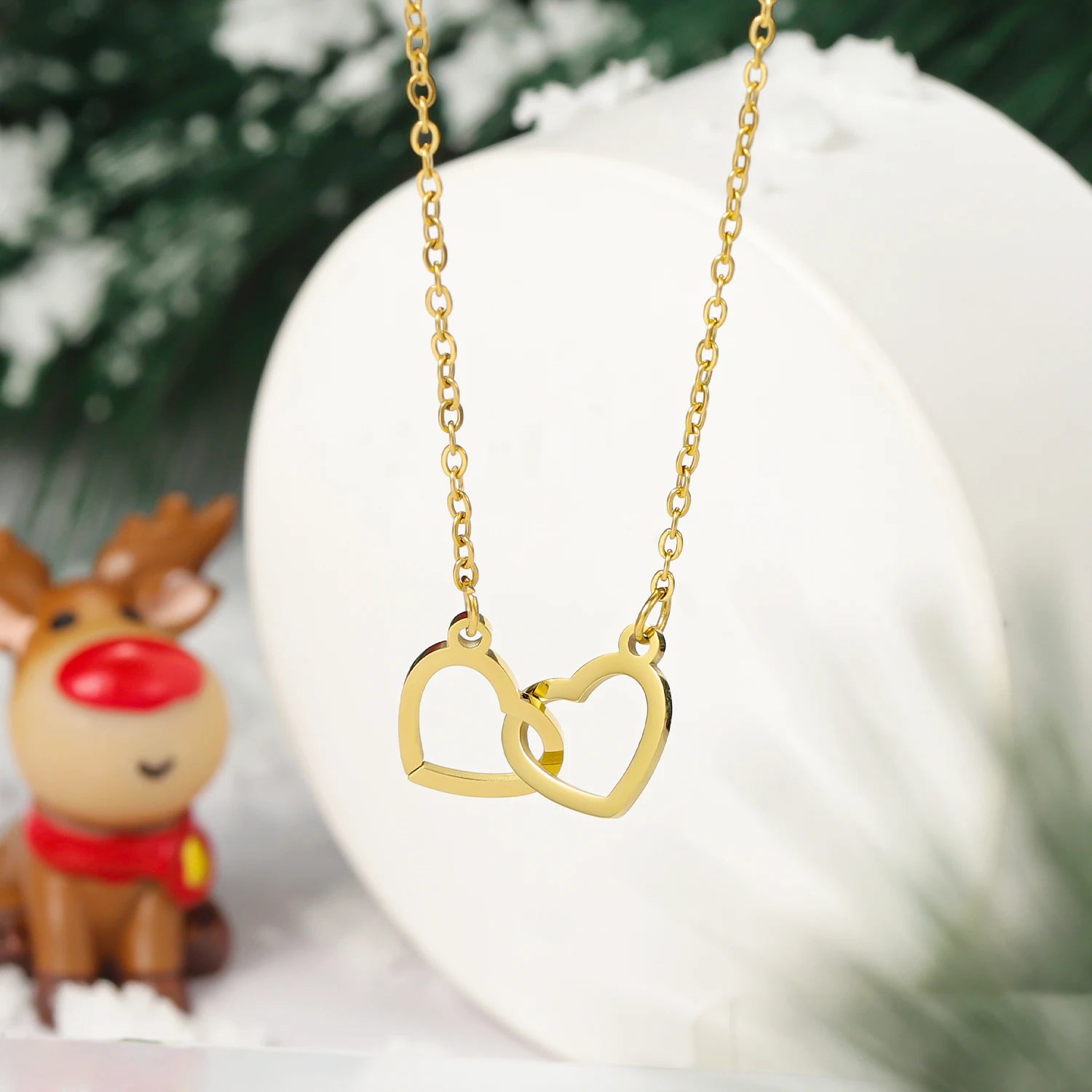 ETERNAL ROSE Jewelry Box – Personalized Heart Pendant Name Necklace for Women - Image 3