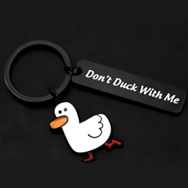 Funny Lover Gift “I Ducking Love You” Keychain - Image 7