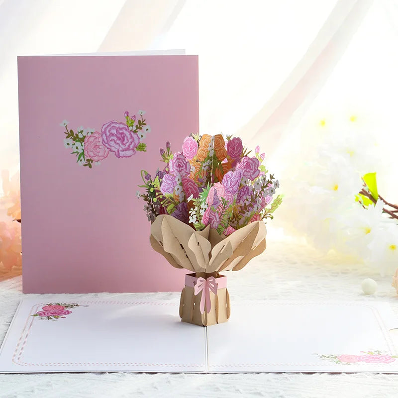 3D Pop-Up Flower Greeting Cards – Handmade Cards for All Occasions - Image 34