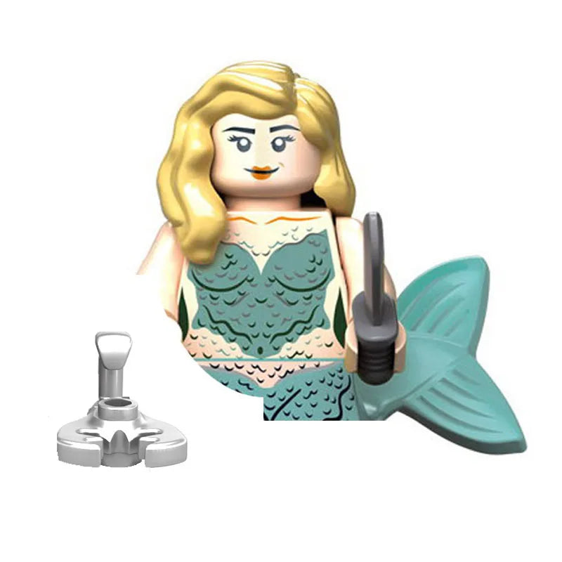 Pirates of the Caribbean Building Blocks Set – Mermaid Princess, Syrena, Sailor, Barbosa & Imperial Navy Figures - Image 32