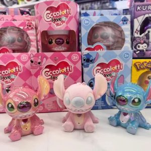 Coccolotti Stitch  & Angel Keychain Plating Blind Box – Glowing Customized Surprise Gift