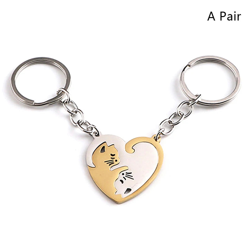Cute Hug Cat Keychain - Image 10