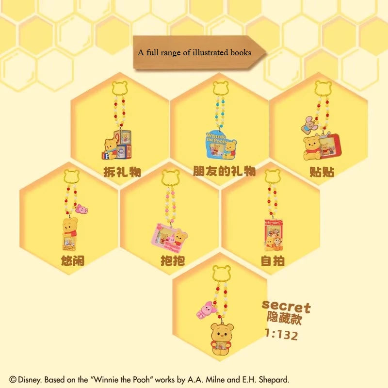 Disney Winnie the Pooh Best Friend 3D Photo Frame Keychain Blind Box – Cute Collectible Surprise Gift - Image 3