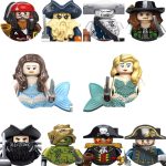 Pirates of the Caribbean Building Blocks Set – Mermaid Princess, Syrena, Sailor, Barbosa & Imperial Navy Figures