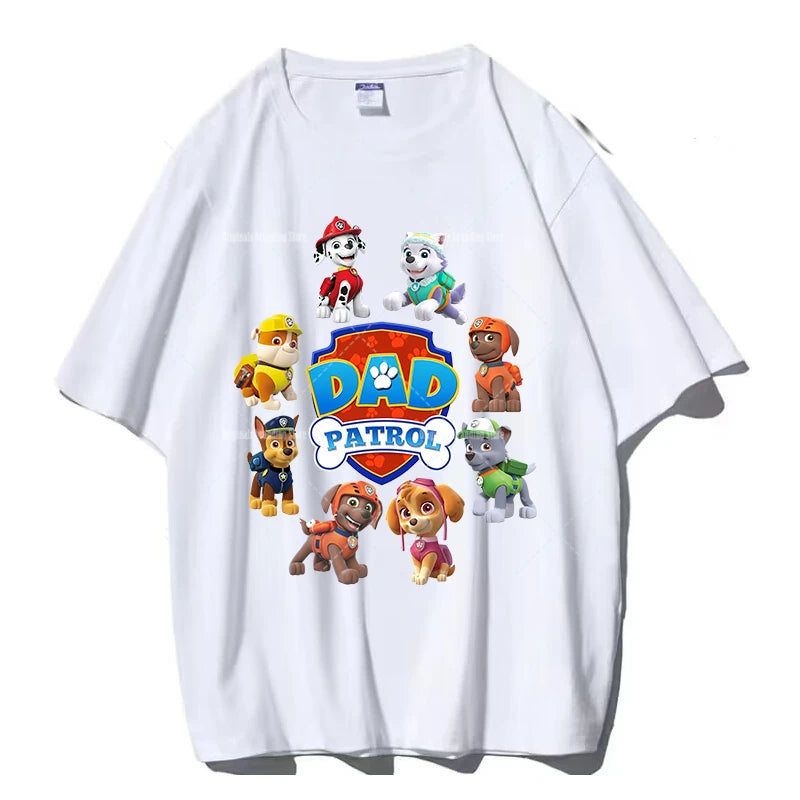 Paw Patrol Family T-Shirts – Matching Dad & Mom Cartoon Tees for Birthday Parties & Summer Outfits - Image 12