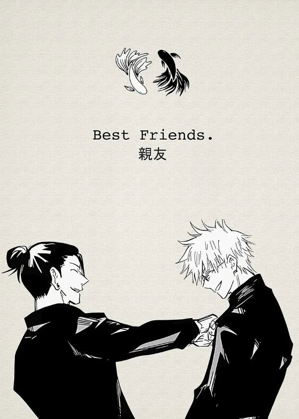 Popular Anime Canvas Posters – Vagabond & Jujutsu Kaisen Minimalist Wall Art for Fans - Image 20