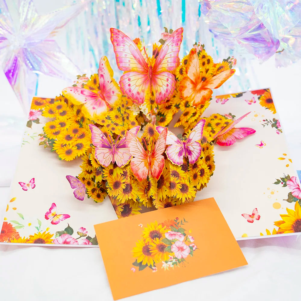3D Pop-Up Flower Greeting Cards – Handmade Cards for All Occasions - Image 22